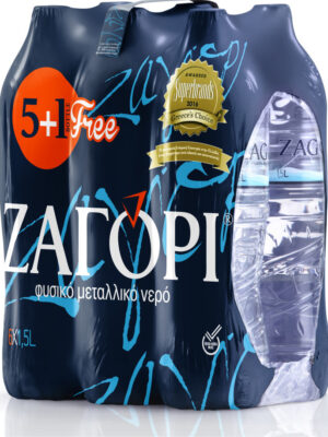 ΖΑΓΟΡΙ Νερό Φυσικό Μεταλλικό 6x1.5lt